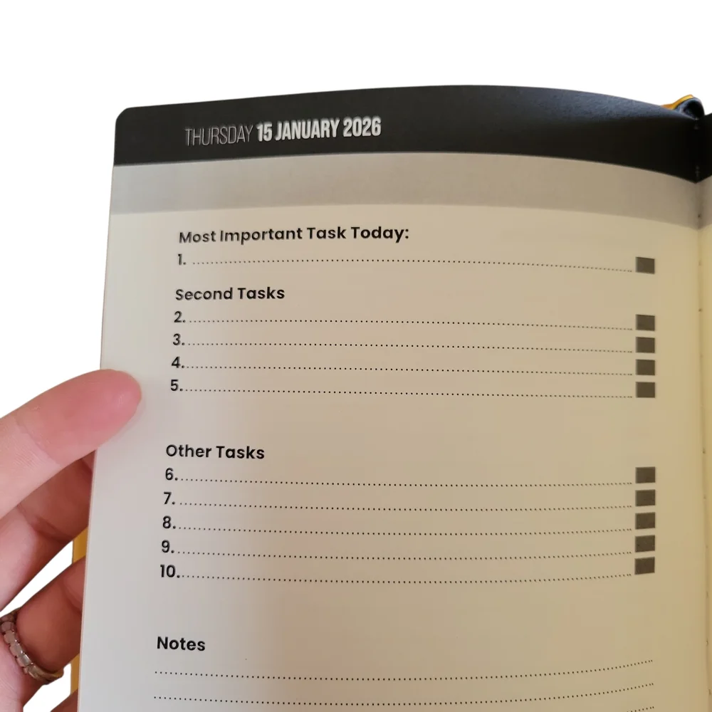 TITAN Black Quarterly Planner